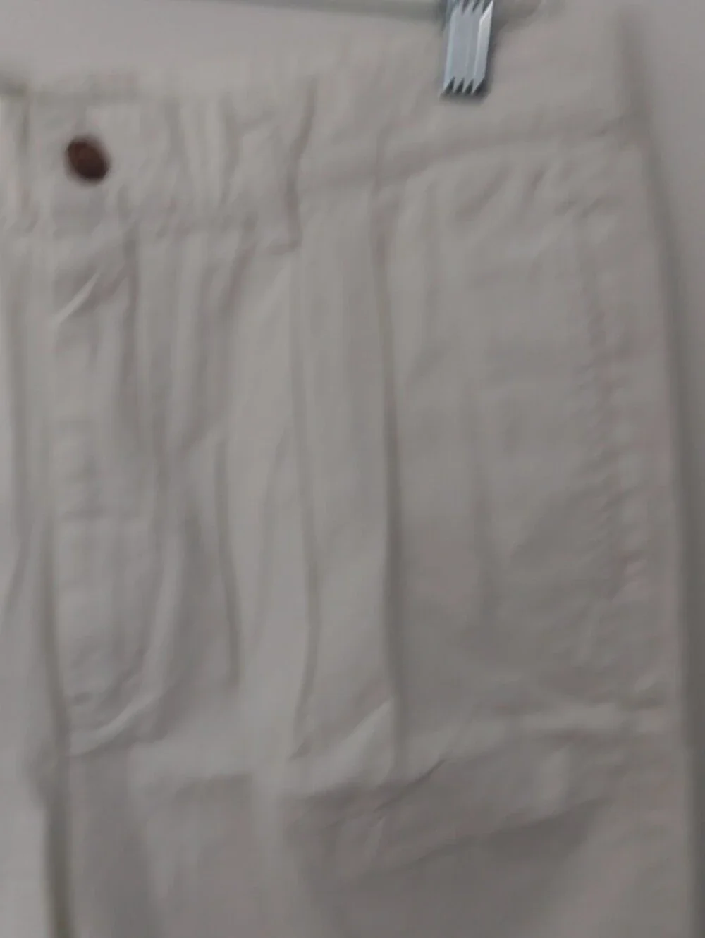 Vintage Chaps Ralph Lauren  White Pleated Cotton Shorts #3837